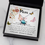 Opal Turtle Necklace - Mom Necklace Gift - To My Mom - Twists & Turns Gift Set Mom Necklace