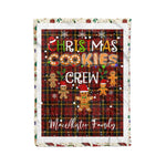 Personalized Gift Tartan Plaid Blanket Clan MacAlister of Skye With Christmas Cookie Baking Crew Christmas Gift Blanket, Plaid Blanket, Christmas Fleece Blanket, Christmas Blanket, Tartan Blanket, Scottish Blanket, Scotland Blanket, Family Name Blanket, Custom Blanket, Personalized Blanket