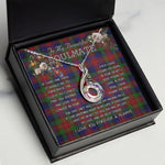 To My Beautiful Soulmate Necklace In Your Eyes I Have Found My Home Clan Tennant Tartan Rising Phoenix Necklace