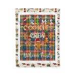Personalized Gift Tartan Plaid Blanket Clan Buchanan Ancient With Christmas Cookie Baking Crew Christmas Gift Blanket, Plaid Blanket, Christmas Fleece Blanket, Christmas Blanket, Tartan Blanket, Scottish Blanket, Scotland Blanket, Family Name Blanket, Custom Blanket, Personalized Blanket
