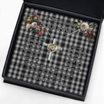 To My Beautiful Soulmate Necklace In Your Eyes I Have Found My Home Clan MacPhee Black Tartan Cross Dancing Necklace