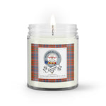 Soy Wax Candle - Buffalo Plaid Candle Clan Badge Cameron Of Lochiel Ancient Tartan Plaid Soy Wax Candle, oil candle, candle handmade, wax candle, soy wax, nature wax, natural soy wax, natural soy candles, natural candle