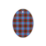 Skirving Tartan Oval Ornaments, Christmas Tree Ornament, Plaid Christmas Ornaments, Ceramic Oval Christmas Tree Decoration, Tartan Oval Ornaments, Christmas Tree Ornament, Plaid Christmas Ornaments, Ceramic Oval Christmas Tree Decoration