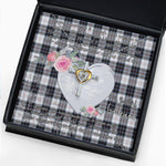 Gift For My Beautiful Girlfriend Necklace Valentine Necklace Clan MacRae Dress Modern Tartan Cross Dancing Necklace Scottish Tartan Jewelry