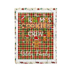 Personalized Gift Tartan Plaid Blanket Clan Gibbs With Christmas Cookie Baking Crew Christmas Gift Blanket, Plaid Blanket, Christmas Fleece Blanket, Christmas Blanket, Tartan Blanket, Scottish Blanket, Scotland Blanket, Family Name Blanket, Custom Blanket, Personalized Blanket