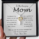 Cross Dancing Necklace - Mom Necklace - To Mom Necklace, Gift for Mom from Son