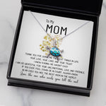 Opal Turtle Necklace - Mom Necklace Gift - To My Mom Necklace - Thank You For Giving Me The Best Things In Life