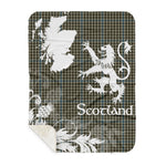 Sherpa Blanket - Tartan Blanket Thistle and Lion Scottish Clan Haig Gray Plaid Blanket, plaid sherpa blanket queen,purple sherpa blanket,queen sherpa blanket,queen size sherpa blanket,red sherpa blanket,scottish tartan blankets,sherpa blanket,sherpa christmas blanket