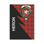 Scotstee Shop Heron Tartan Garden Flag - Flash Style