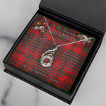 To My Beautiful Soulmate Necklace In Your Eyes I Have Found My Home Clan MacDougall Tartan Rising Phoenix Necklace