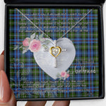 Gift For My Beautiful Girlfriend Necklace Valentine Necklace Clan MacKenzie Modern Tartan Cross Dancing Necklace Scottish Tartan Jewelry