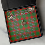 To My Beautiful Soulmate Necklace In Your Eyes I Have Found My Home Clan Middleton Tartan Crown Pendant Necklace