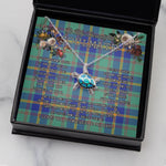 Sea Turtle Necklace To My Beautiful Soulmate Necklace In Your Eyes I Have Found My Home Clan US Marine Tartan Blue Turtle Necklace