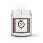 Soy Wax Candle - Buffalo Plaid Candle Clan Crest Badge Carnegie Ancient Tartan Plaid Soy Wax Candle, oil candle, candle handmade, wax candle, soy wax, nature wax, natural soy wax, natural soy candles, natural candle