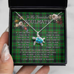 Sea Turtle Necklace To My Beautiful Soulmate Necklace In Your Eyes I Have Found My Home Clan Kincaid Tartan Blue Turtle Necklace, Valentine Necklace Gift for Girlfriend Clan Mitchell Ancient Tartan Sunflower Pendant Necklace, Scottish Tartan Jewelry, valentine necklace, necklace girlfriend, necklace for wife, cute necklaces for girlfriend, jewelry for girlfriend, to my soulmate necklace, to my future wife necklace