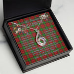 To My Beautiful Soulmate Necklace In Your Eyes I Have Found My Home Clan Auchinleck Tartan Rising Phoenix Necklace