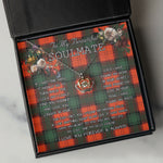 To My Beautiful Soulmate Necklace In Your Eyes I Have Found My Home Clan Cruickshanks Tartan Crown Pendant Necklace
