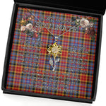 To My Beautiful Soulmate Sunflower Necklace In Your Eyes I Have Found My Home Clan Dalrymple Orginal Tartan Jewelry For Girlfriend, Tartan Sunflower Pendant Necklace, Scottish Tartan Jewelry, valentine necklace, necklace girlfriend, necklace for wife, cute necklaces for girlfriend, jewelry for girlfriend, to my soulmate necklace, to my future wife necklace