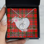 Rising Phoenix Necklace - Valentine Necklace Clan Munro Tartan Gift for Girlfriend, Gift for My Wife Rising Phoenix Necklace