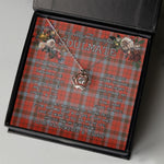 To My Beautiful Soulmate Necklace In Your Eyes I Have Found My Home Clan Robertson Weathered Tartan Crown Pendant Necklace