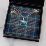 Sea Turtle Necklace To My Beautiful Soulmate Necklace In Your Eyes I Have Found My Home Clan Grewar Tartan Blue Turtle Necklace