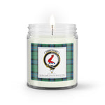 Soy Wax Candle - Buffalo Plaid Candle Clan Crest Badge Armstrong Ancient Tartan Plaid Soy Wax Candle, oil candle, candle handmade, wax candle, soy wax, nature wax, natural soy wax, natural soy candles, natural candle