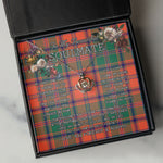 To My Beautiful Soulmate Necklace In Your Eyes I Have Found My Home Clan Stewart of Appin Ancient Tartan Crown Pendant Necklace