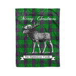 Tartan Blanket With Moose Clan Elphinstone Hunting Plaid Blanket Tartan Plaid Fleece Blanket, Christmas Blanket, tartan blanket, plaid blanket, red plaid blanket, buffalo plaid blanket, green plaid blanket, plaid fleece blanket, blue plaid blanket, red tartan blanket, tartan plaid blanket, black and white plaid blanket, christmas plaid blanket, orange plaid blanket, tartan plaid throw blanket, pink plaid blanket, brown plaid blanket, buffalo check blanket