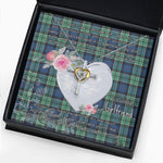 Gift For My Beautiful Girlfriend Necklace Valentine Necklace Clan Leslie Hunting Tartan Cross Dancing Necklace Scottish Tartan Jewelry