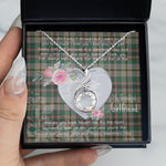 Rising Phoenix Necklace - Valentine Necklace Clan Craig Ancient Tartan Gift for Girlfriend, Gift for My Wife Rising Phoenix Necklace