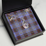 To My Beautiful Soulmate Necklace In Your Eyes I Have Found My Home Clan Rutherford Tartan Rising Phoenix Necklace
