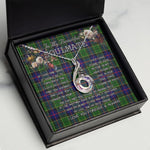 To My Beautiful Soulmate Necklace In Your Eyes I Have Found My Home Clan Forsyth Tartan Rising Phoenix Necklace