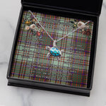 Sea Turtle Necklace To My Beautiful Soulmate Necklace In Your Eyes I Have Found My Home Clan MacAndrew Tartan Blue Turtle Necklace