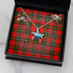 Sea Turtle Necklace To My Beautiful Soulmate Necklace In Your Eyes I Have Found My Home Clan Dunbar Modern Tartan Blue Turtle Necklace