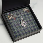To My Beautiful Soulmate Necklace In Your Eyes I Have Found My Home Clan Davidson of Tulloch Dress Tartan Rising Phoenix Necklace