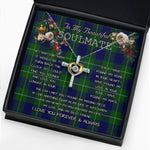 To My Beautiful Soulmate Necklace In Your Eyes I Have Found My Home Clan Oliphant Tartan Cross Dancing Necklace