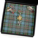 To My Beautiful Soulmate Sunflower Necklace In Your Eyes I Have Found My Home Clan Cathcart Tartan Jewelry For Girlfriend, Tartan Sunflower Pendant Necklace, Scottish Tartan Jewelry, valentine necklace, necklace girlfriend, necklace for wife, cute necklaces for girlfriend, jewelry for girlfriend, to my soulmate necklace, to my future wife necklace