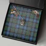 To My Beautiful Soulmate Necklace In Your Eyes I Have Found My Home Clan MacRae Hunting Ancient Tartan Crown Pendant Necklace