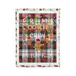 Personalized Gift Tartan Plaid Blanket Clan MacDuff Dress Modern With Christmas Cookie Baking Crew Christmas Gift Blanket, Plaid Blanket, Christmas Fleece Blanket, Christmas Blanket, Tartan Blanket, Scottish Blanket, Scotland Blanket, Family Name Blanket, Custom Blanket, Personalized Blanket