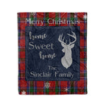 Scotstee Shop Tartan Plaid Christmas Fleece Blankets Clan Sinclair Plaid Blanket