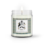 Soy Wax Candle - Buffalo Plaid Candle Balfour Family Crest Tartan Plaid Soy Wax Candle, oil candle, candle handmade, wax candle, soy wax, nature wax, natural soy wax, natural soy candles, natural candle
