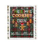 Personalized Gift Tartan Plaid Blanket Clan MacDiarmid With Christmas Cookie Baking Crew Christmas Gift Blanket, Plaid Blanket, Christmas Fleece Blanket, Christmas Blanket, Tartan Blanket, Scottish Blanket, Scotland Blanket, Family Name Blanket, Custom Blanket, Personalized Blanket