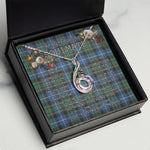 To My Beautiful Soulmate Necklace In Your Eyes I Have Found My Home Clan MacRae Hunting Ancient Tartan Rising Phoenix Necklace