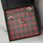 To My Beautiful Soulmate Necklace In Your Eyes I Have Found My Home Clan Chisholm Ancient Tartan Crown Pendant Necklace