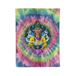 Scotstee Shop - Scotstee Shop Blanket Ayahuasca Shaman Funny Hippie Tie Dye Fleece Blanket