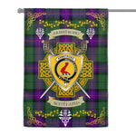House Flag - Armstrong Modern Irish Shield Celtic Cross Tartan Garden Flag St Patrick's Day Garden Flag