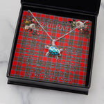 Sea Turtle Necklace To My Beautiful Soulmate Necklace In Your Eyes I Have Found My Home Clan Binning Tartan Blue Turtle Necklace