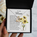 Love Dancing Necklace - Mom Necklace Gift - To My Mom - You Mean The World For All You Do Mother's Day Necklace