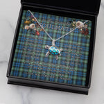 Sea Turtle Necklace To My Beautiful Soulmate Necklace In Your Eyes I Have Found My Home Clan Lamont Ancient Tartan Blue Turtle Necklace