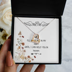 Love Dancing Necklace - Mom Necklace - I'll Hold You In My Heart Mother's Day Gift